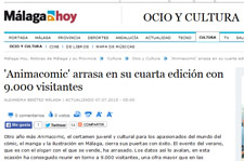 'Animacomic' arrasa en su cuarta edición con 9.000 visitantes